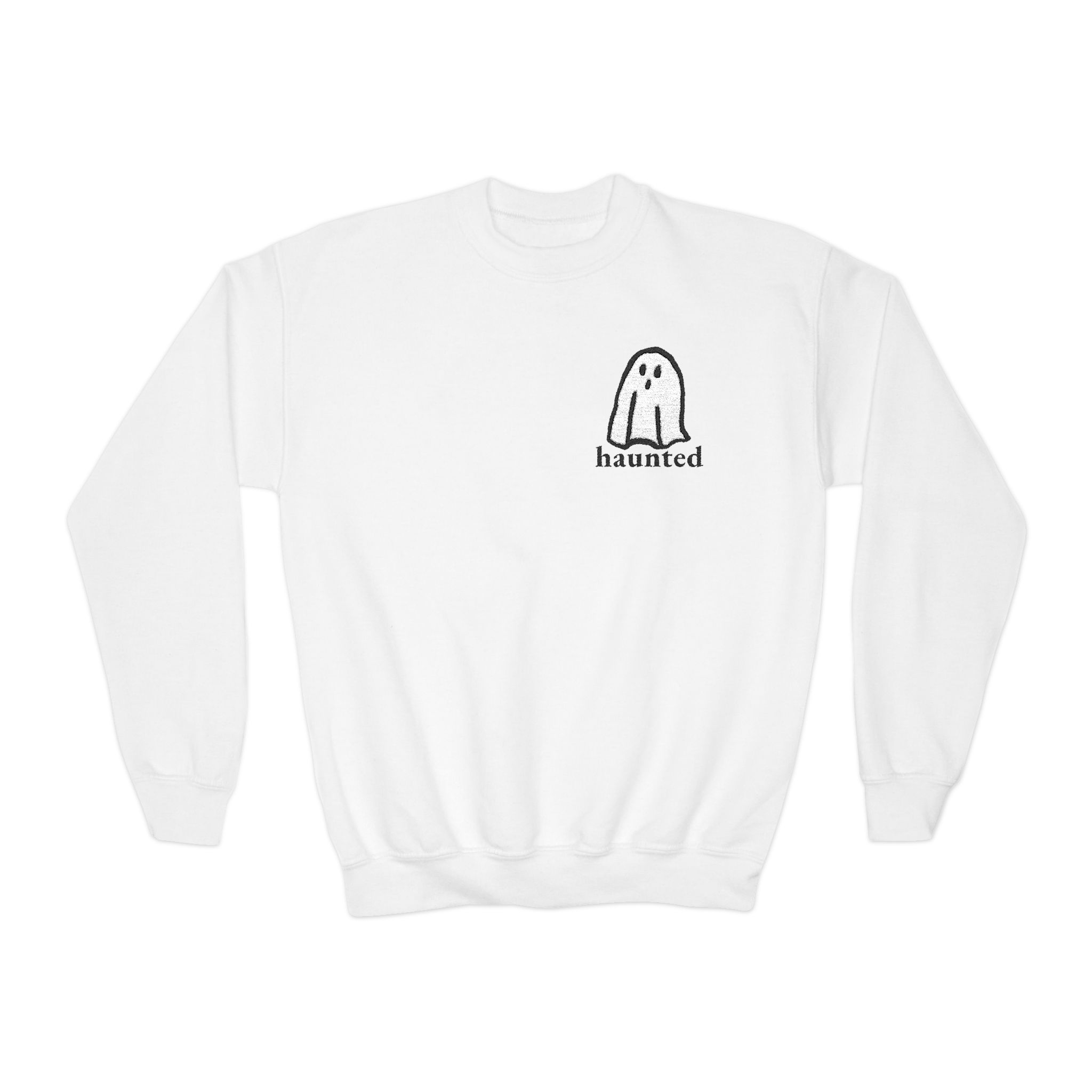 YOUTH Haunted Ghost Crewneck Sweatshirt